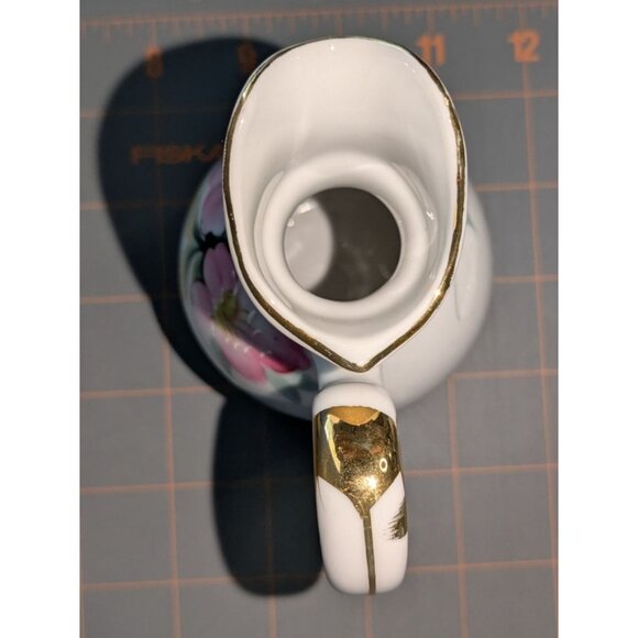 Vintage Noritake Azalea Porcelain Cruet Stopper Oil Vinegar red mark - Picture 8 of 10